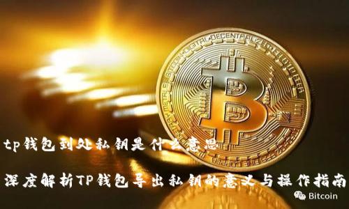 tp钱包到处私钥是什么意思

深度解析TP钱包导出私钥的意义与操作指南
