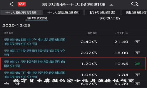 数字货币存储的安全性与便捷性研究