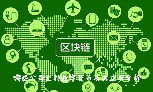 哪些公司支持数字货币及其应用分析